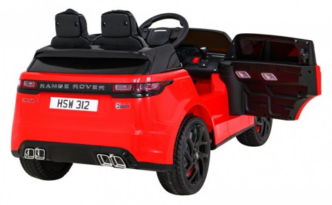 Range Rover Velar na akumulator Czerwony SUV + Pilot Range Rover Velar na akumulator Czerwony SUV + Pilot