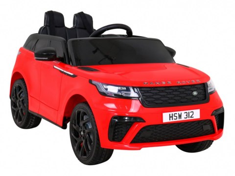 Range Rover Velar na akumulator Czerwony SUV + Pilot Range Rover Velar na akumulator Czerwony SUV + Pilot