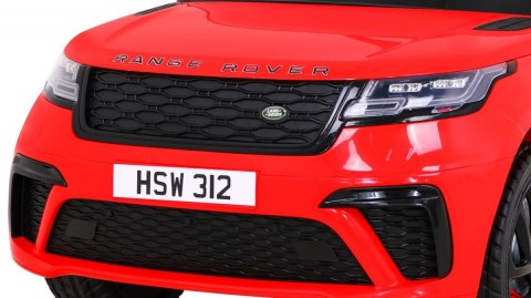 Range Rover Velar na akumulator Czerwony SUV + Pilot Range Rover Velar na akumulator Czerwony SUV + Pilot