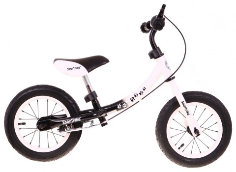 Rowerek biegowy dla dzieci Boomerang SporTrike Biały Nauki jazdy + Zmienny układ ramy Rowerek biegowy dla dzieci Boomerang SporTrike Biały Nauki jazdy + Zmienny układ ramy