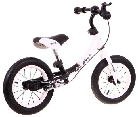 Rowerek biegowy dla dzieci Boomerang SporTrike Biały Nauki jazdy + Zmienny układ ramy Rowerek biegowy dla dzieci Boomerang SporTrike Biały Nauki jazdy + Zmienny układ ramy