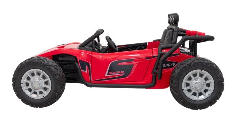 Auto Buggy Racing 5 na akumulator dla dzieci Czerwony + Silniki 2x200W + Pilot + Audio LED + Wolny Start Auto Buggy Racing 5 na akumulator dla dzieci Czerwony + Silniki 2x200W + Pilot + Audio LED + Wolny Start