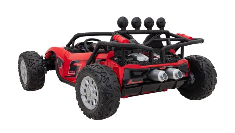 Auto Buggy Racing 5 na akumulator dla dzieci Czerwony + Silniki 2x200W + Pilot + Audio LED + Wolny Start Auto Buggy Racing 5 na akumulator dla dzieci Czerwony + Silniki 2x200W + Pilot + Audio LED + Wolny Start