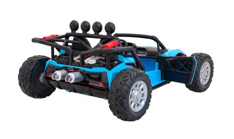 Auto Buggy Racing 5 na akumulator dla dzieci Niebieski + Silniki 2x200W + Pilot + Audio LED + Wolny Start Auto Buggy Racing 5 na akumulator dla dzieci Niebieski + Silniki 2x200W + Pilot + Audio LED + Wolny Start