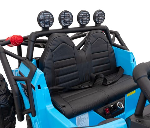 Auto Buggy Racing 5 na akumulator dla dzieci Niebieski + Silniki 2x200W + Pilot + Audio LED + Wolny Start Auto Buggy Racing 5 na akumulator dla dzieci Niebieski + Silniki 2x200W + Pilot + Audio LED + Wolny Start