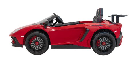 Auto Lamborghini Aventador SV na akumulator dla 2 dzieci Czerwony + Pilot 2,4 GHz + Pianka EVA + Audio LED Auto Lamborghini Aventador SV na akumulator dla 2 dzieci Czerwony + Pilot 2,4 GHz + Pianka EVA + Audio LED