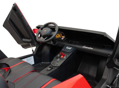 Auto Lamborghini Aventador SV na akumulator dla 2 dzieci Czerwony + Pilot 2,4 GHz + Pianka EVA + Audio LED Auto Lamborghini Aventador SV na akumulator dla 2 dzieci Czerwony + Pilot 2,4 GHz + Pianka EVA + Audio LED