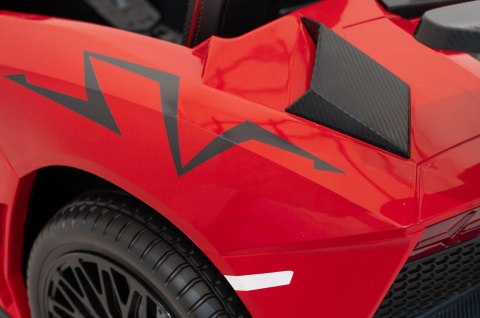 Auto Lamborghini Aventador SV na akumulator dla 2 dzieci Czerwony + Pilot 2,4 GHz + Pianka EVA + Audio LED Auto Lamborghini Aventador SV na akumulator dla 2 dzieci Czerwony + Pilot 2,4 GHz + Pianka EVA + Audio LED