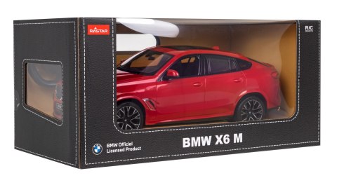 BMW X6 M czerwony RASTAR model 1:14 Zdalnie sterowane auto + Pilot 2,4 GHz BMW X6 M czerwony RASTAR model 1:14 Zdalnie sterowane auto + Pilot 2,4 GHz