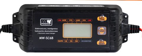 Ładowarka akumulatorowa z Wyświetlaczem LCD 12V i 24V + 2 Tryby specjalne Ładowarka akumulatorowa z Wyświetlaczem LCD 12V i 24V + 2 Tryby specjalne
