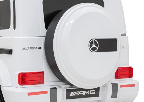 Mercedes AMG G63 dla dzieci Biały + Pilot Mercedes AMG G63 dla dzieci Biały + Pilot