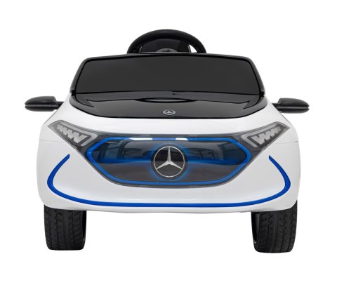 Mercedes Benz AMG EQA dla dzieci Biały + Pilot + 5-punktowe pasy + EVA + Wyświetlacz MP3 + LED Mercedes Benz AMG EQA dla dzieci Biały + Pilot + 5-punktowe pasy + EVA + Wyświetlacz MP3 + LED