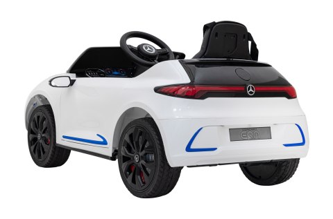 Mercedes Benz AMG EQA dla dzieci Biały + Pilot + 5-punktowe pasy + EVA + Wyświetlacz MP3 + LED Mercedes Benz AMG EQA dla dzieci Biały + Pilot + 5-punktowe pasy + EVA + Wyświetlacz MP3 + LED