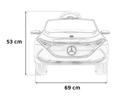 Mercedes Benz AMG EQA dla dzieci Czarny Mercedes Benz AMG EQA dla dzieci Czarny