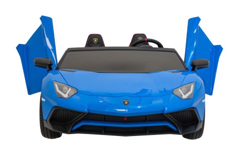 Pojazd Lamborghini Aventador SV Niebieski Pojazd Lamborghini Aventador SV Niebieski