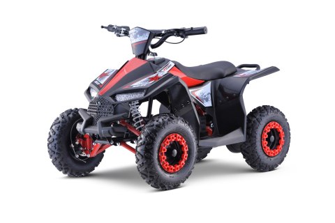 Quad HIPERFECT na akumulator Czerwony 35km/h + Silnik 1000W + Koła pompowane + Regulacja siedzenia Quad HIPERFECT na akumulator Czerwony 35km/h + Silnik 1000W + Koła pompowane + Regulacja siedzenia