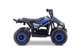 Quad HIPERFECT na akumulator Niebieski 35km/h + Silnik 1000W + Koła pompowane + Regulacja siedzenia