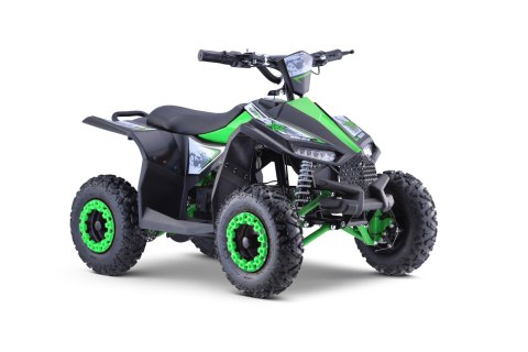 Quad HIPERFECT na akumulator Zielony 35km/h + Silnik 1000W + Koła pompowane + Regulacja siedzenia Quad HIPERFECT na akumulator Zielony 35km/h + Silnik 1000W + Koła pompowane + Regulacja siedzenia