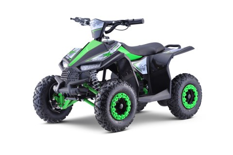 Quad HIPERFECT na akumulator Zielony 35km/h + Silnik 1000W + Koła pompowane + Regulacja siedzenia Quad HIPERFECT na akumulator Zielony 35km/h + Silnik 1000W + Koła pompowane + Regulacja siedzenia