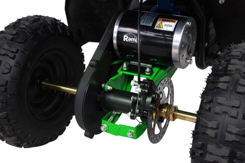 Quad HIPERFECT na akumulator Zielony 35km/h + Silnik 1000W + Koła pompowane + Regulacja siedzenia Quad HIPERFECT na akumulator Zielony 35km/h + Silnik 1000W + Koła pompowane + Regulacja siedzenia
