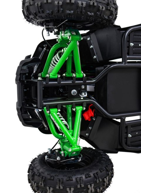 Quad HIPERFECT na akumulator Zielony 35km/h + Silnik 1000W + Koła pompowane + Regulacja siedzenia Quad HIPERFECT na akumulator Zielony 35km/h + Silnik 1000W + Koła pompowane + Regulacja siedzenia