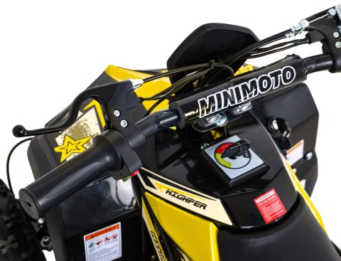 Quad HIPERFECT na akumulator Żółty 35km/h + Silnik 1000W + Koła pompowane + Regulacja siedzenia Quad HIPERFECT na akumulator Żółty 35km/h + Silnik 1000W + Koła pompowane + Regulacja siedzenia