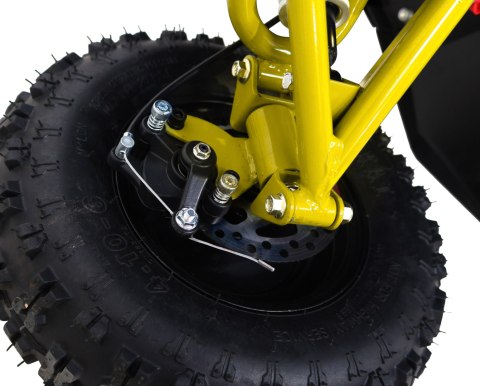 Quad HIPERFECT na akumulator Żółty 35km/h + Silnik 1000W + Koła pompowane + Regulacja siedzenia Quad HIPERFECT na akumulator Żółty 35km/h + Silnik 1000W + Koła pompowane + Regulacja siedzenia