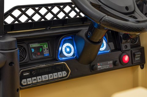 Toyota FJ Cruiser dla dzieci Beżowy + Pilot + Napęd 4x4 + Audio LED + EVA + Wolny Start Toyota FJ Cruiser dla dzieci Beżowy + Pilot + Napęd 4x4 + Audio LED + EVA + Wolny Start
