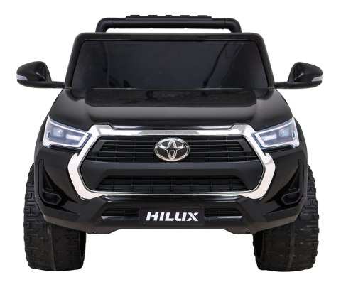 Toyota Hilux na akumulator dla dzieci Czarny Pickup + Napęd 4x4 + Pilot Toyota Hilux na akumulator dla dzieci Czarny Pickup + Napęd 4x4 + Pilot