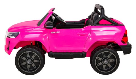 Toyota Hilux na akumulator dla dzieci, Różowy Pickup + Napęd 4x4 + Pilot Toyota Hilux na akumulator dla dzieci, Różowy Pickup + Napęd 4x4 + Pilot