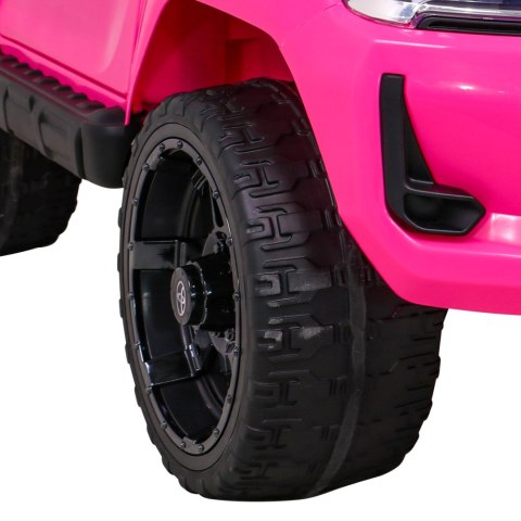 Toyota Hilux na akumulator dla dzieci, Różowy Pickup + Napęd 4x4 + Pilot Toyota Hilux na akumulator dla dzieci, Różowy Pickup + Napęd 4x4 + Pilot