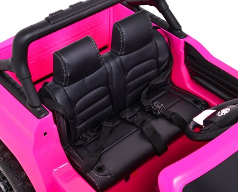 Toyota Hilux na akumulator dla dzieci, Różowy Pickup + Napęd 4x4 + Pilot Toyota Hilux na akumulator dla dzieci, Różowy Pickup + Napęd 4x4 + Pilot