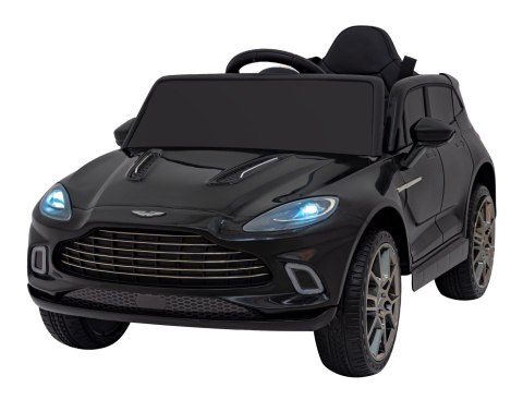 Aston Martin DBX na akumulator dla dzieci Czarny + Pilot + EVA + Pasy + Wolny Start + Audio LED Aston Martin DBX na akumulator dla dzieci Czarny + Pilot + EVA + Pasy + Wolny Start + Audio LED