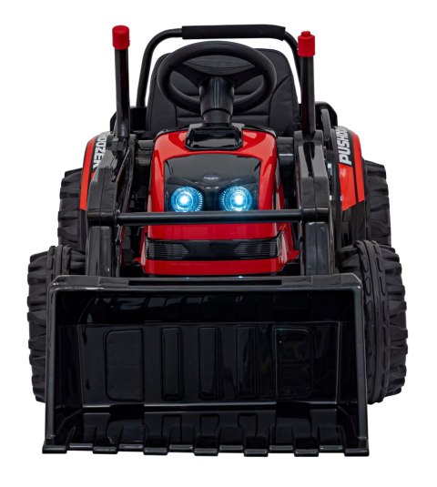 Koparka Traktor na akumulator dla dzieci Czerwony + Ruchome Ramię Łyżka + Pilot + Wolny Start + Radio FM + LED Koparka Traktor na akumulator dla dzieci Czerwony + Ruchome Ramię Łyżka + Pilot + Wolny Start + Radio FM + LED