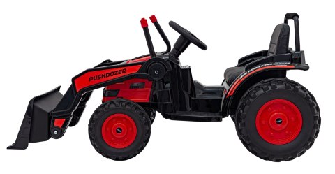 Koparka Traktor na akumulator dla dzieci Czerwony + Ruchome Ramię Łyżka + Pilot + Wolny Start + Radio FM + LED Koparka Traktor na akumulator dla dzieci Czerwony + Ruchome Ramię Łyżka + Pilot + Wolny Start + Radio FM + LED