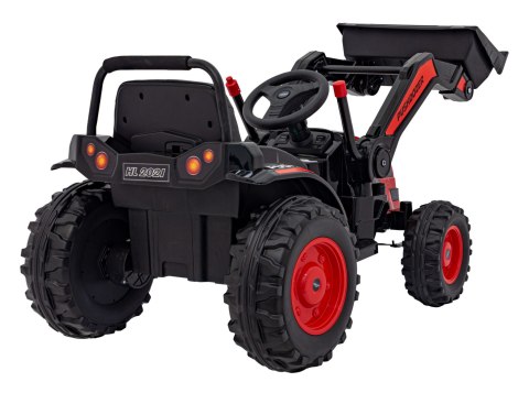 Koparka Traktor na akumulator dla dzieci Czerwony + Ruchome Ramię Łyżka + Pilot + Wolny Start + Radio FM + LED Koparka Traktor na akumulator dla dzieci Czerwony + Ruchome Ramię Łyżka + Pilot + Wolny Start + Radio FM + LED