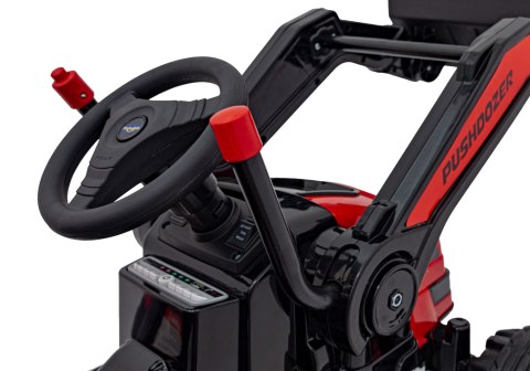 Koparka Traktor na akumulator dla dzieci Czerwony + Ruchome Ramię Łyżka + Pilot + Wolny Start + Radio FM + LED Koparka Traktor na akumulator dla dzieci Czerwony + Ruchome Ramię Łyżka + Pilot + Wolny Start + Radio FM + LED