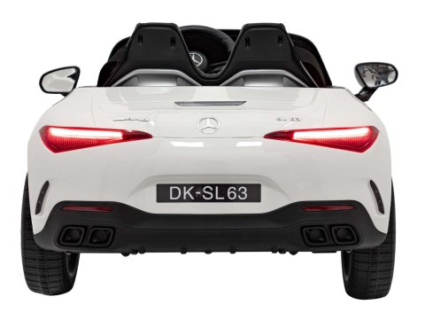 Pojazd Mercedes Benz AMG SL63 Biały Pojazd Mercedes Benz AMG SL63 Biały