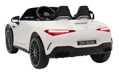 Pojazd Mercedes Benz AMG SL63 Biały Pojazd Mercedes Benz AMG SL63 Biały