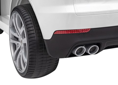 Porsche Cayenne S na akumulator dla dzieci Lakier Biały SUV + Pilot Porsche Cayenne S na akumulator dla dzieci Lakier Biały SUV + Pilot