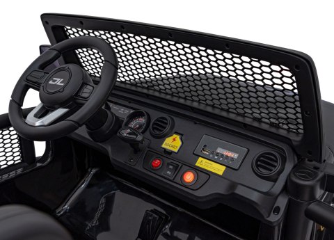 Auto terenowe OFF-ROAD 3.0 dla dzieci Czarny + Pilot + Wolny Start + Pasy + Audio LED Auto terenowe OFF-ROAD 3.0 dla dzieci Czarny + Pilot + Wolny Start + Pasy + Audio LED