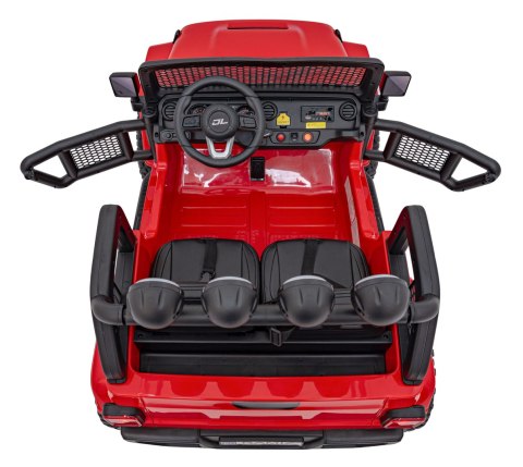 Auto terenowe OFF-ROAD 3.0 dla dzieci Czerwony + Pilot + Wolny Start + Pasy + Audio LED Auto terenowe OFF-ROAD 3.0 dla dzieci Czerwony + Pilot + Wolny Start + Pasy + Audio LED