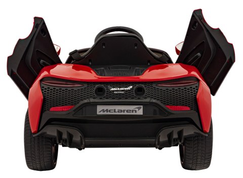 McLaren Artura na akumulator dla dzieci Czerwony + Napęd 4x4 + Pilot + Wolny Start + EVA + Audio LED McLaren Artura na akumulator dla dzieci Czerwony + Napęd 4x4 + Pilot + Wolny Start + EVA + Audio LED