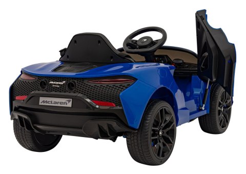 McLaren Artura na akumulator dla dzieci Niebieski + Napęd 4x4 + Pilot + Wolny Start + EVA + Audio LED McLaren Artura na akumulator dla dzieci Niebieski + Napęd 4x4 + Pilot + Wolny Start + EVA + Audio LED