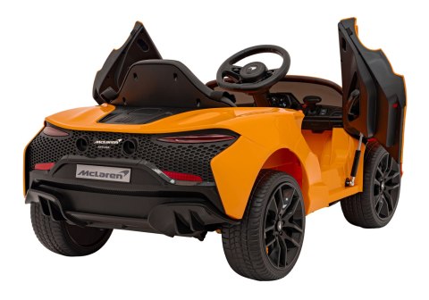 McLaren Artura na akumulator dla dzieci Pomarańczowy + Napęd 4x4 + Pilot + Wolny Start + EVA + Audio LED McLaren Artura na akumulator dla dzieci Pomarańczowy + Napęd 4x4 + Pilot + Wolny Start + EVA + Audio LED