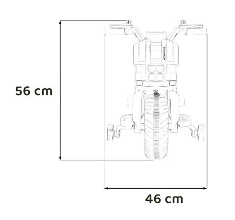 Pojazd Motorek Future 88 Czarny Pojazd Motorek Future 88 Czarny