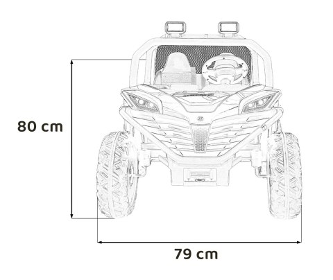 Pojazd Buggy FASTER Czerwony Pojazd Buggy FASTER Czerwony