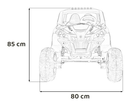 Pojazd Buggy UTV-MX 2000N Różowy Pojazd Buggy UTV-MX 2000N Różowy