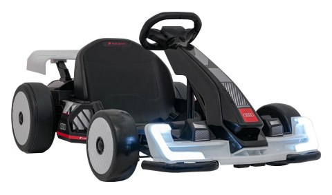 Pojazd Gokart Audi z Funkcją Driftu Biały Pojazd Gokart Audi z Funkcją Driftu Biały