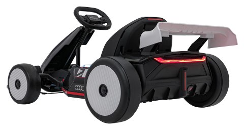 Pojazd Gokart Audi z Funkcją Driftu Biały Pojazd Gokart Audi z Funkcją Driftu Biały